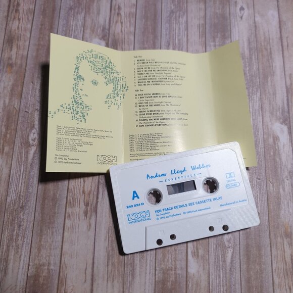 Andrew Lloyd Webber Essentials Cassette Tape - Picture 3 of 3